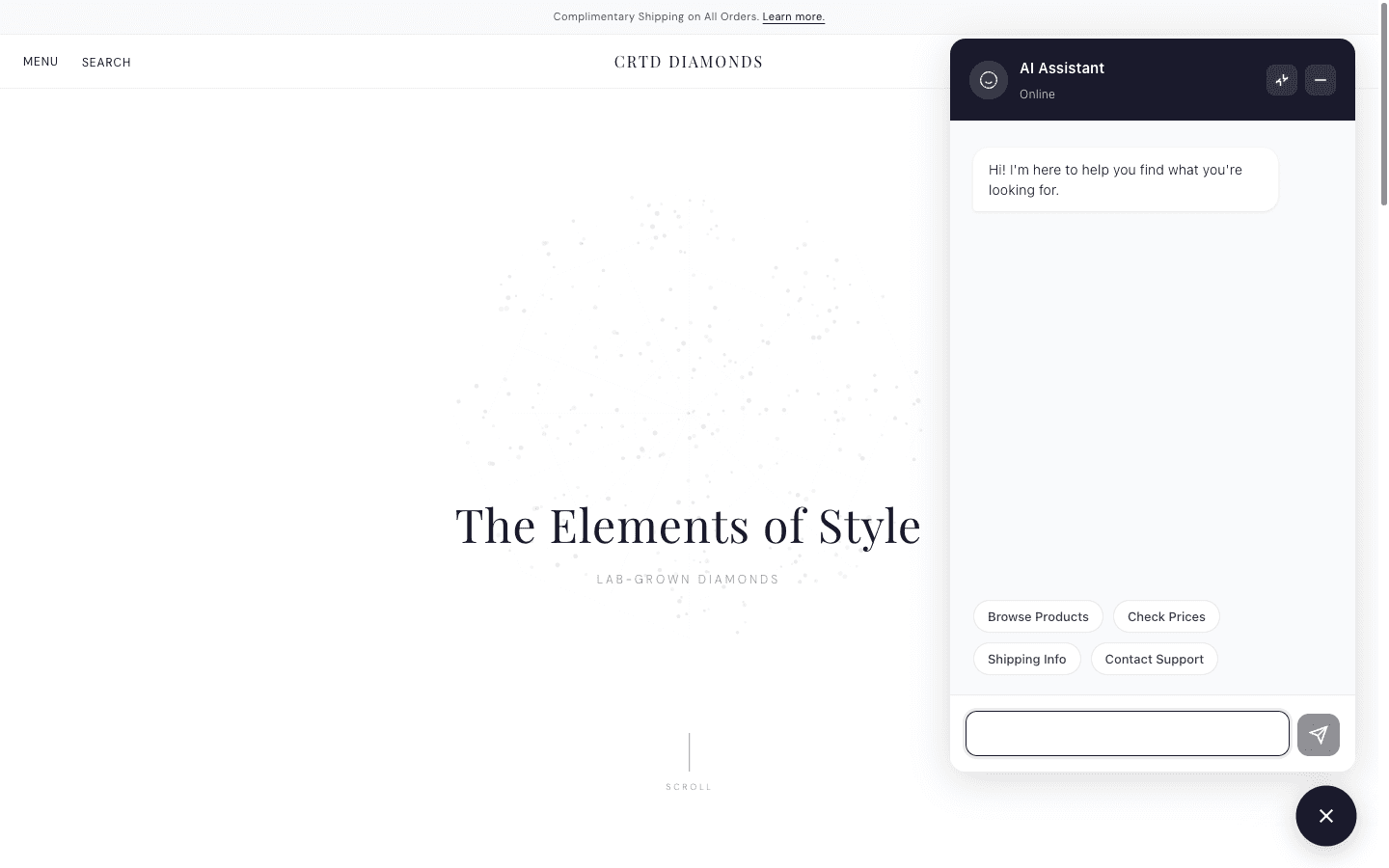 Opens to a warm welcome.